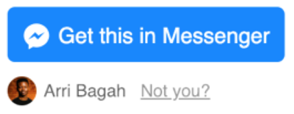 Get this in Facebook Messenger button