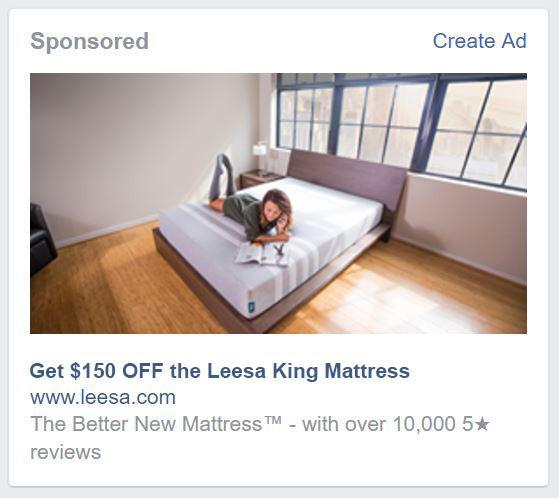 14. Leesa social ads