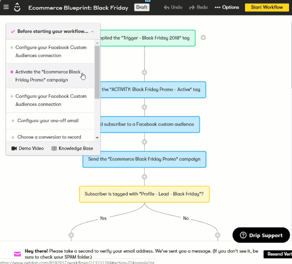 Drip workflow klaviyo alternatives