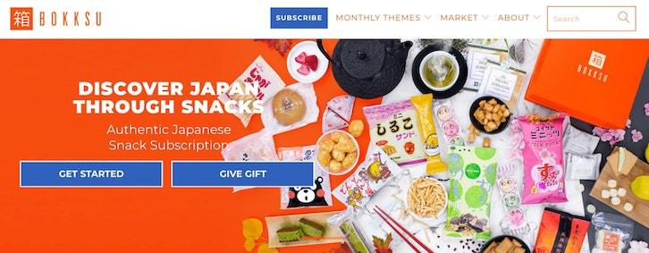 Bokksu curated subscription box business idea