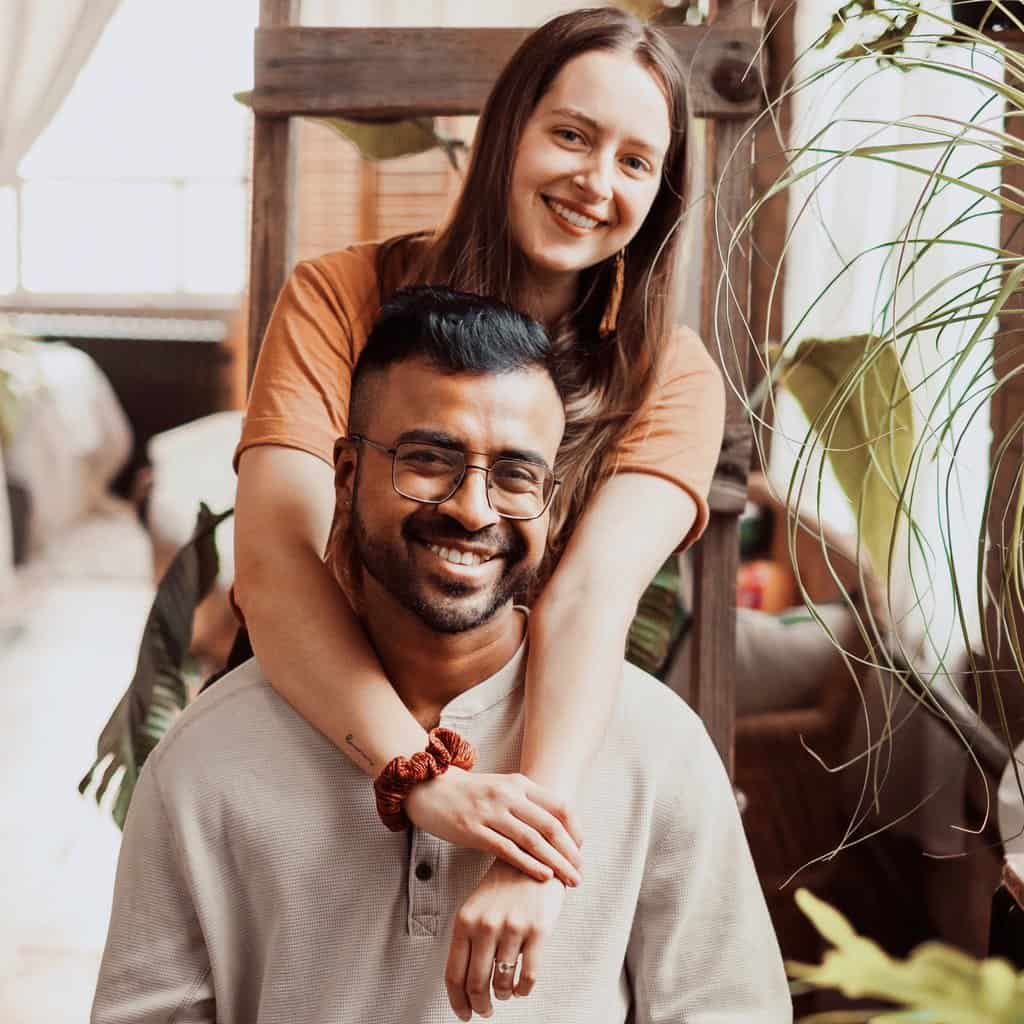 Jaz and Jamil on the set of a shoot for Yellow Beauty.