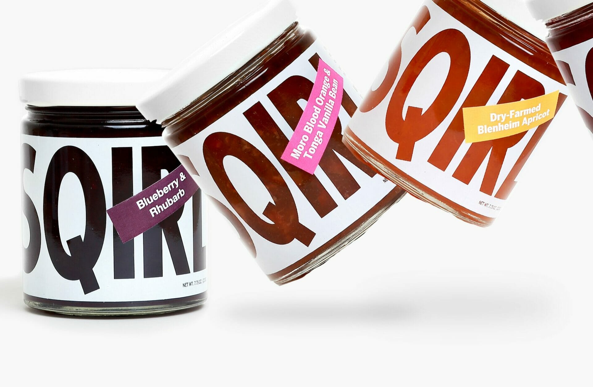 A selection of small batch jams by Sqirl.