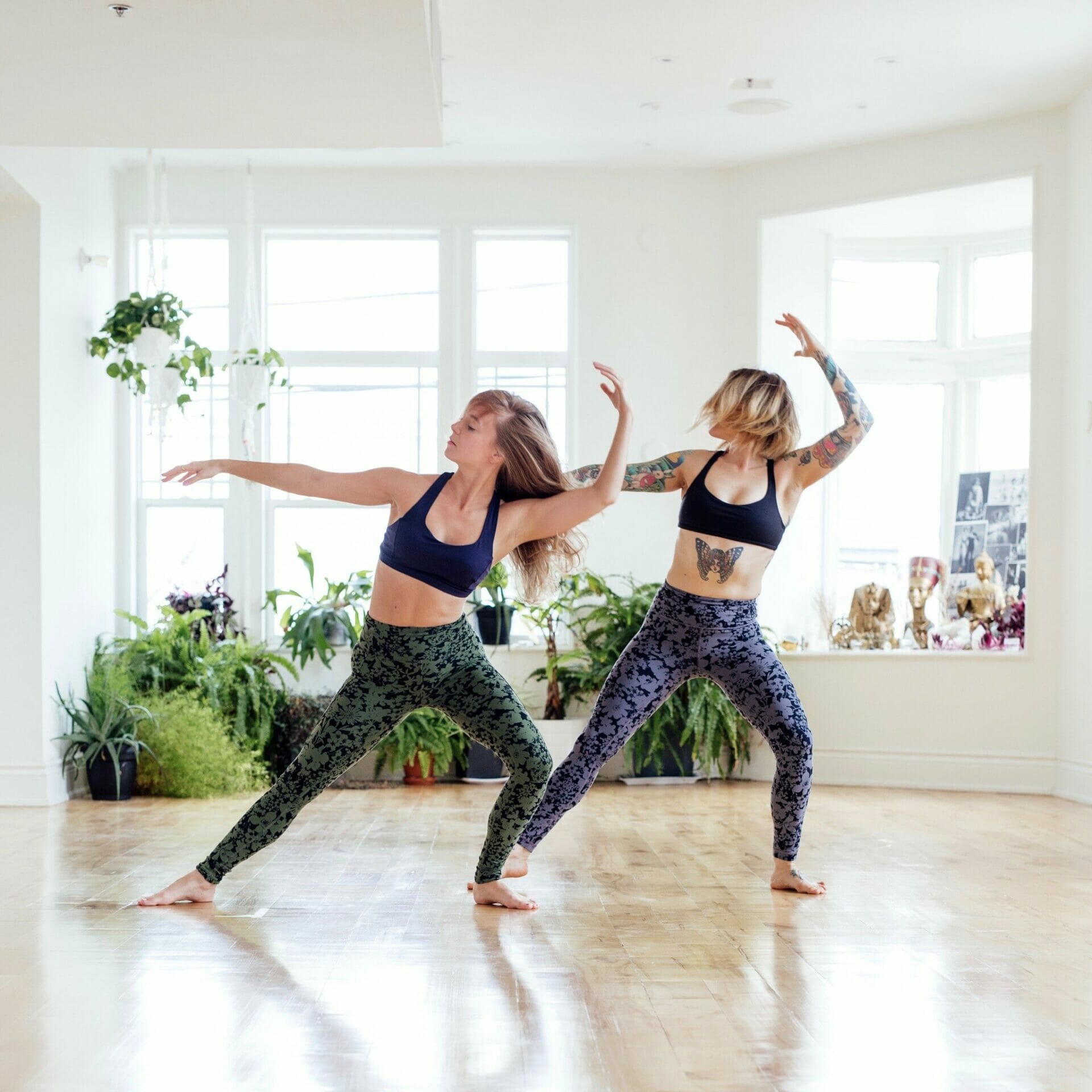 Two fitness instructors at Misfitstudio.