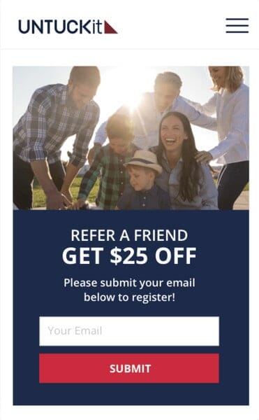 Refer A Friend Get $25 Off