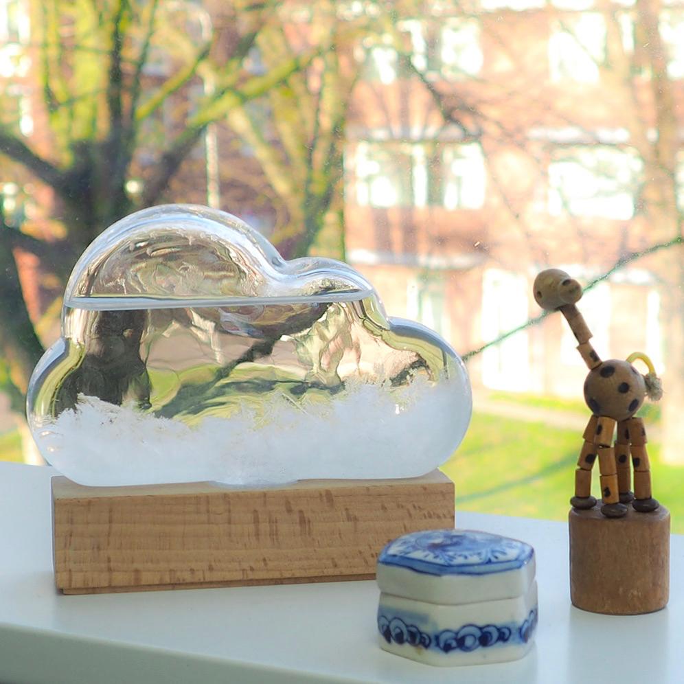 A cloud-shaped barometer by Bitten Design.