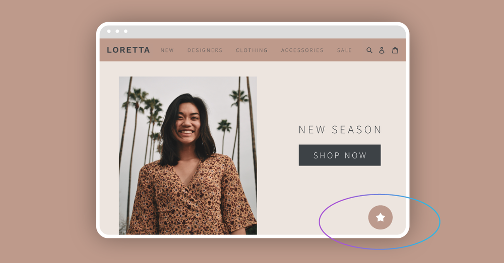 Marsello’s ‘Circle’ loyalty tab design.