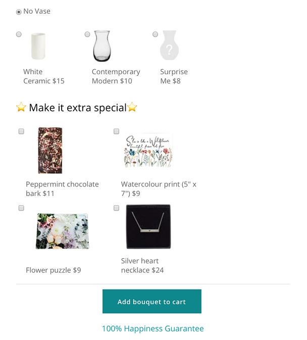 4 Easy Upsells You Can Set Up With Bold Product Options | Ecommerce ...