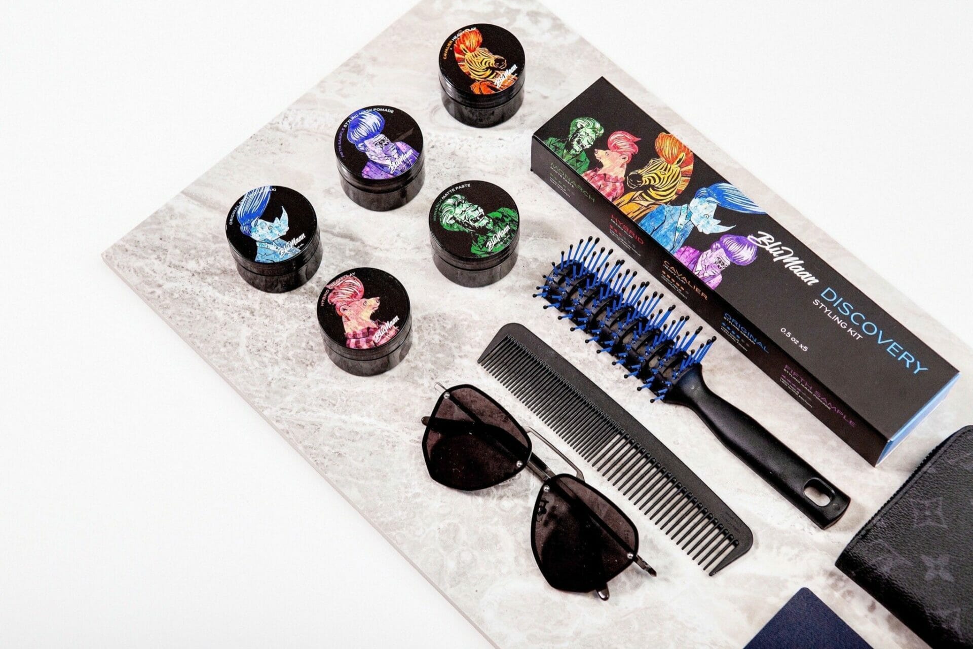 Products in the discovery kit by BluMaan.