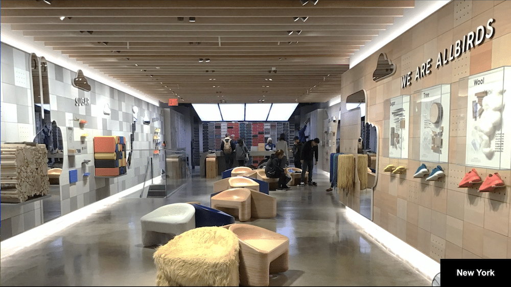 Allbirds store in New York