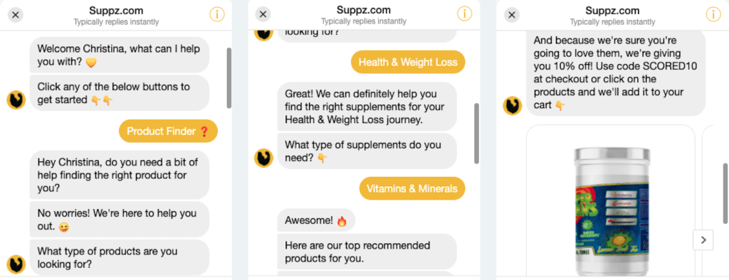 Suppz Messenger Bot