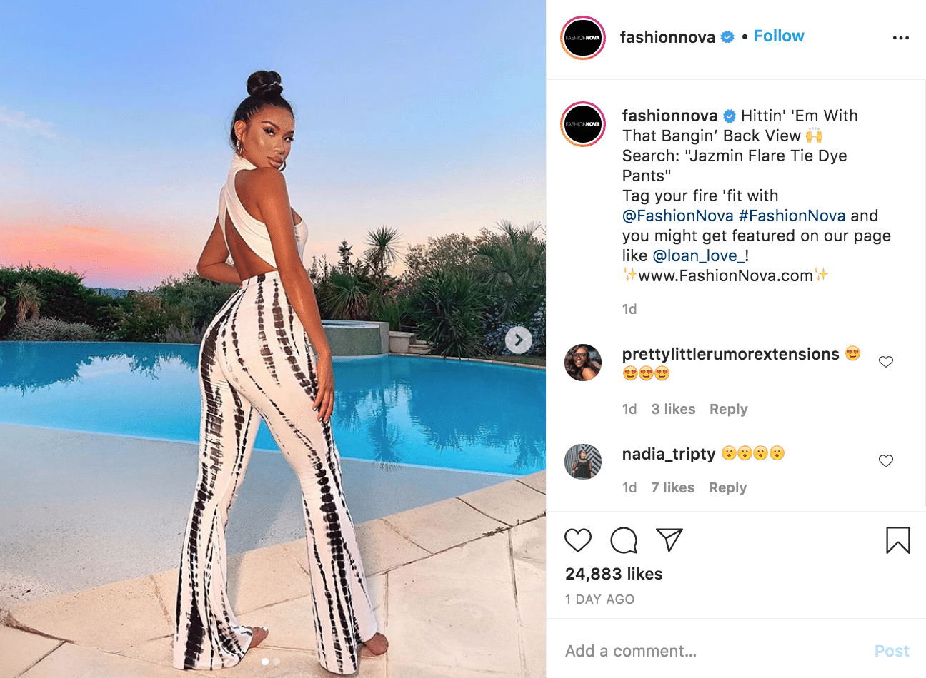 Fashion Nova User-Generated Content example