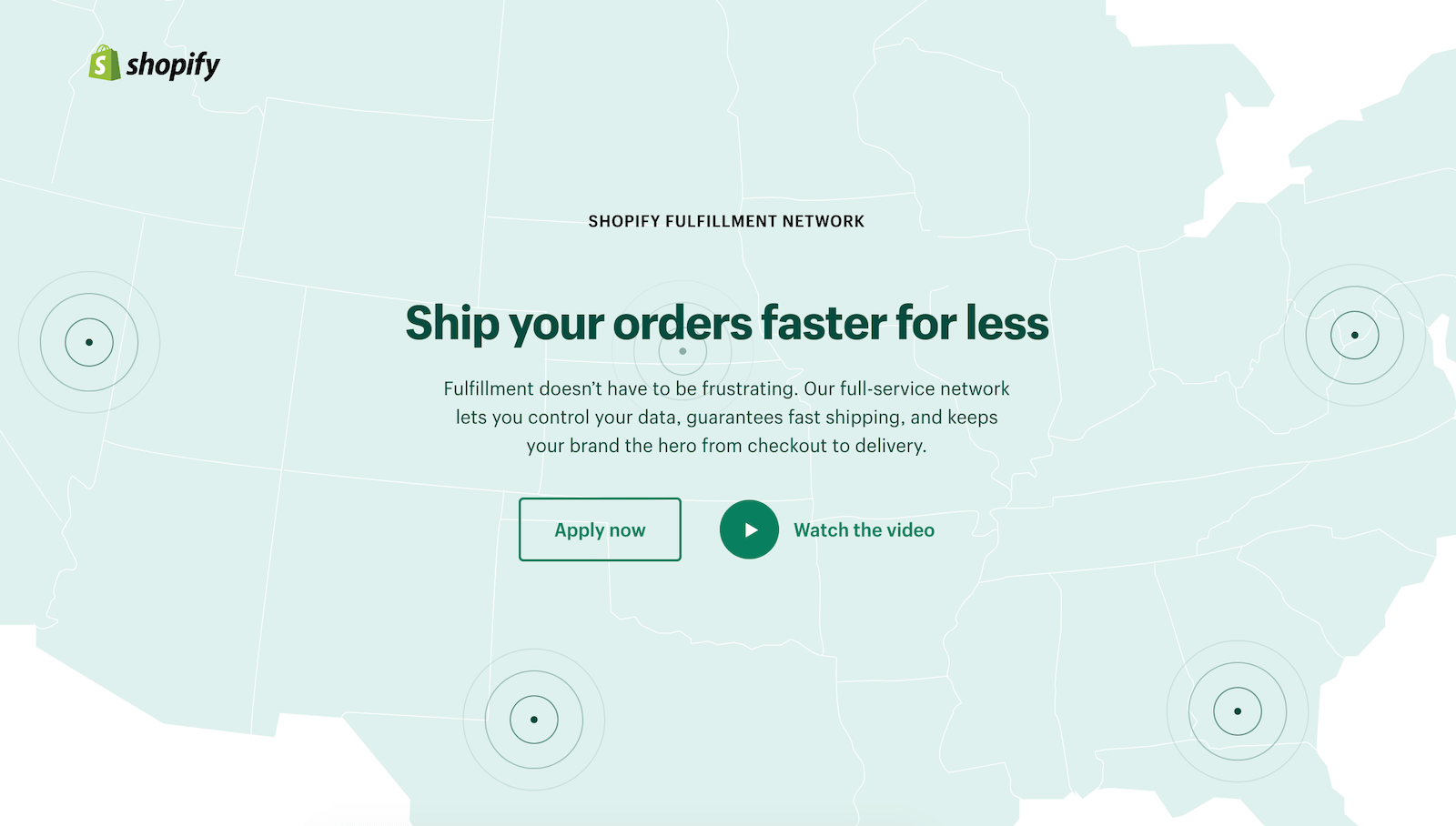 shopify fulfillment network