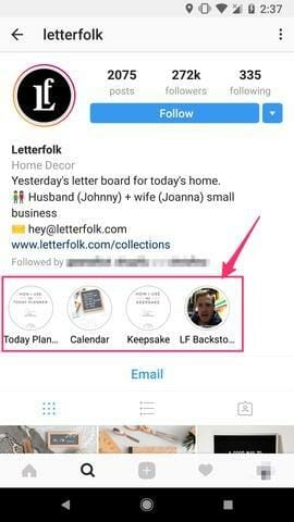 Letterfolk Instagram Highlights