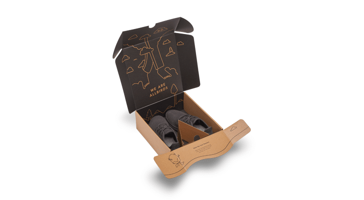 AllBirds opening box
