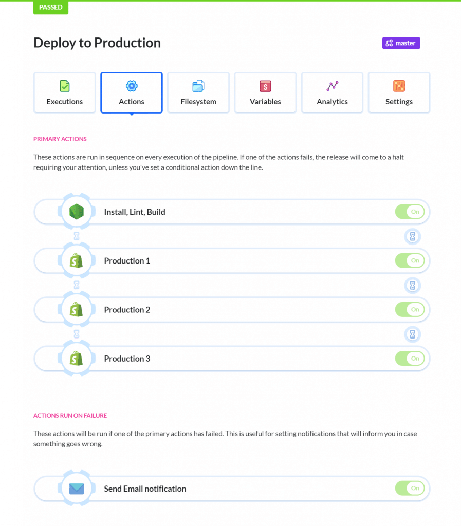 Buddy pipeline example from a customer