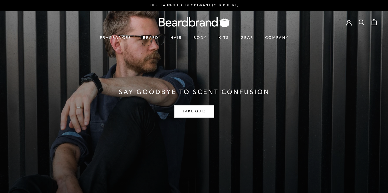 Beardbrand website