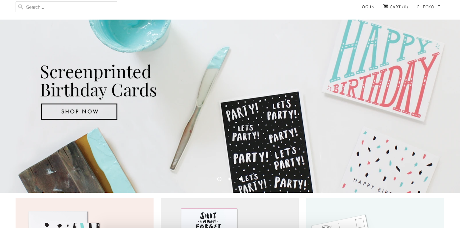 Paper Cub ecommerce site