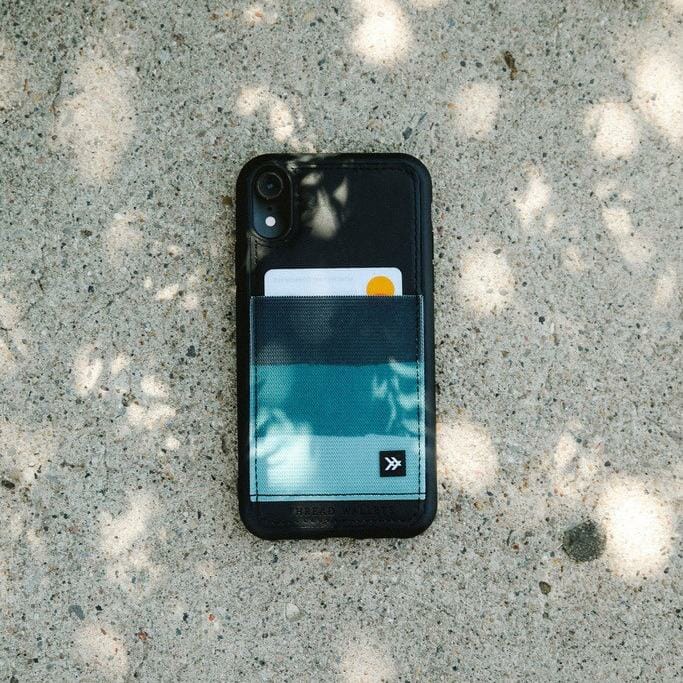 A phone case wallet attachment from Thread Wallets.