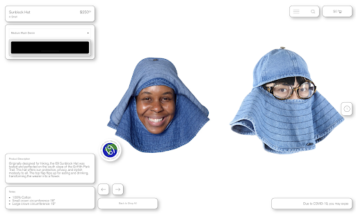 Sixty-Nines unique product page design