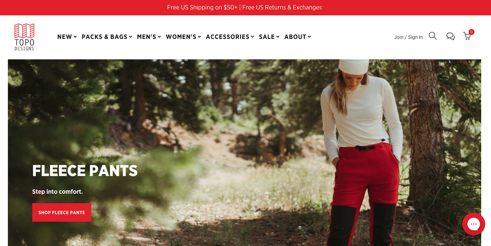 Topo design online store