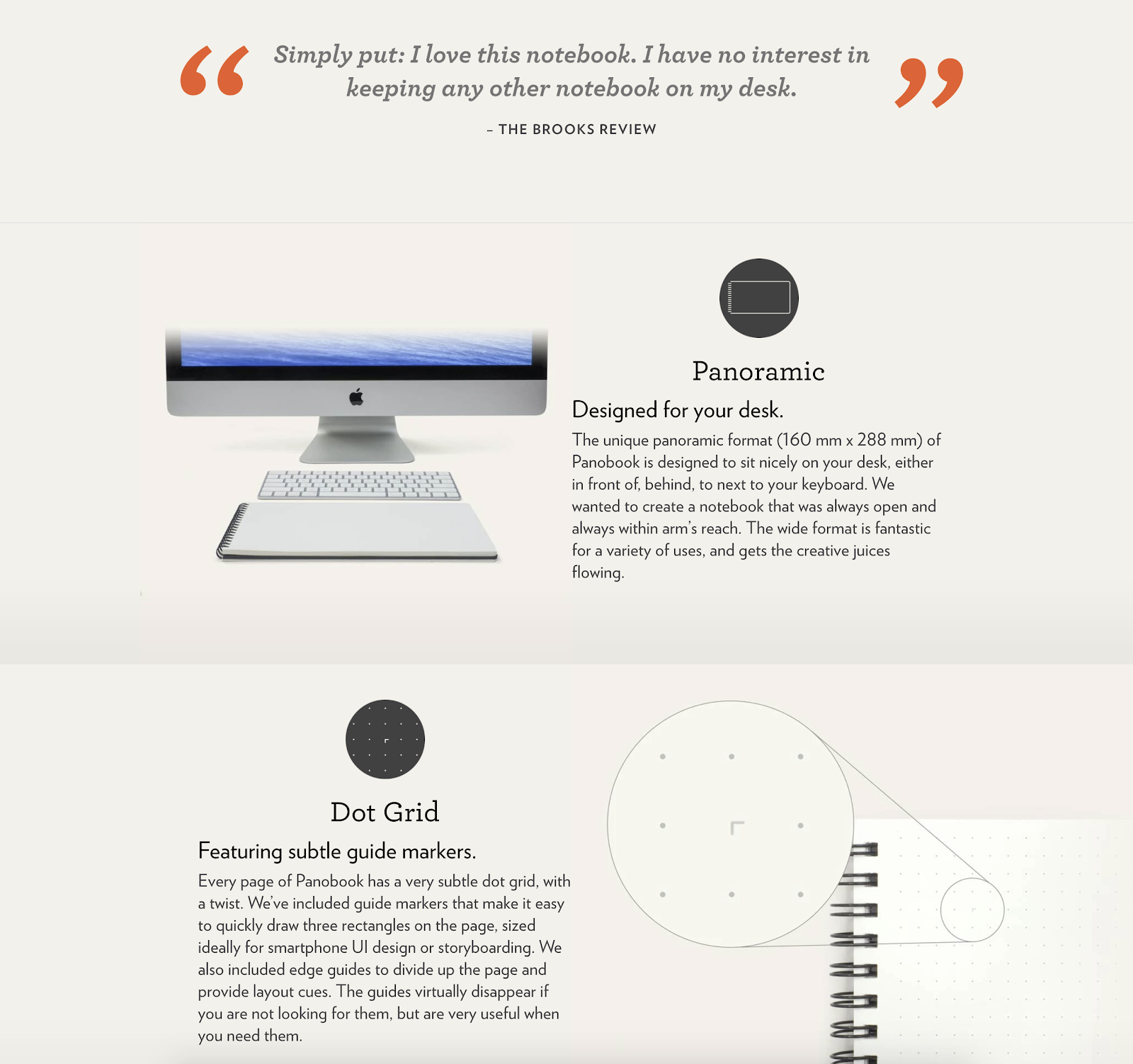 Studio neat product page design