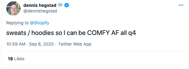 sweats / hoodies so i can be COMDY AF all q4
