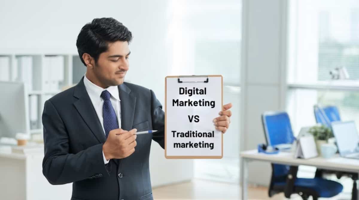 Choose between Digital Marketing and Traditional Marketing.