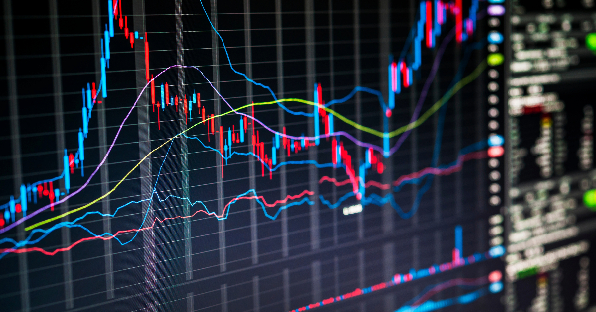 A close up of a newly launched stock market graph, attracting investors to tradu on the new trading platform.