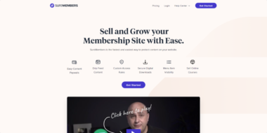 Welcome to the SureMembers homepage, your go-to for growing membership sites. Discover features like ecommerce-friendly content paywalls and explore our Shopify integration. Check out our video tutorial—just click "Play" to see how DTC brands succeed with us!.