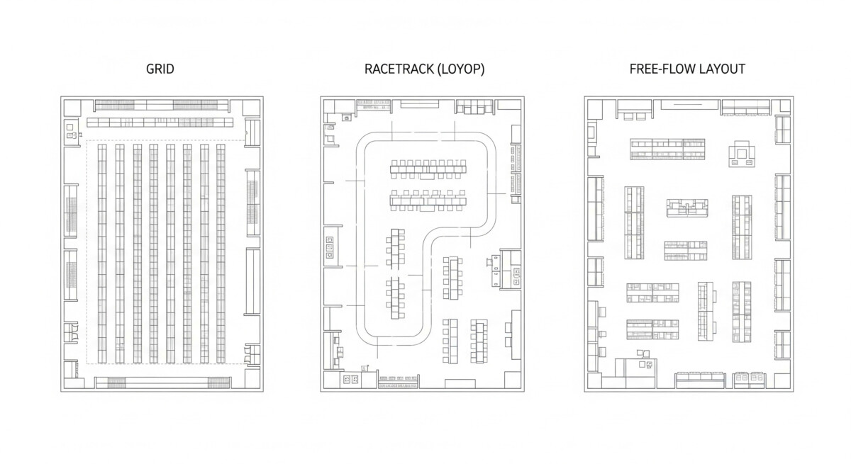 Retail Store Floor Plan: Types And Template