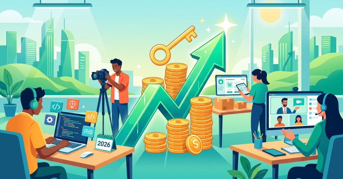 14 self-employment ideas for financial freedom [2026]