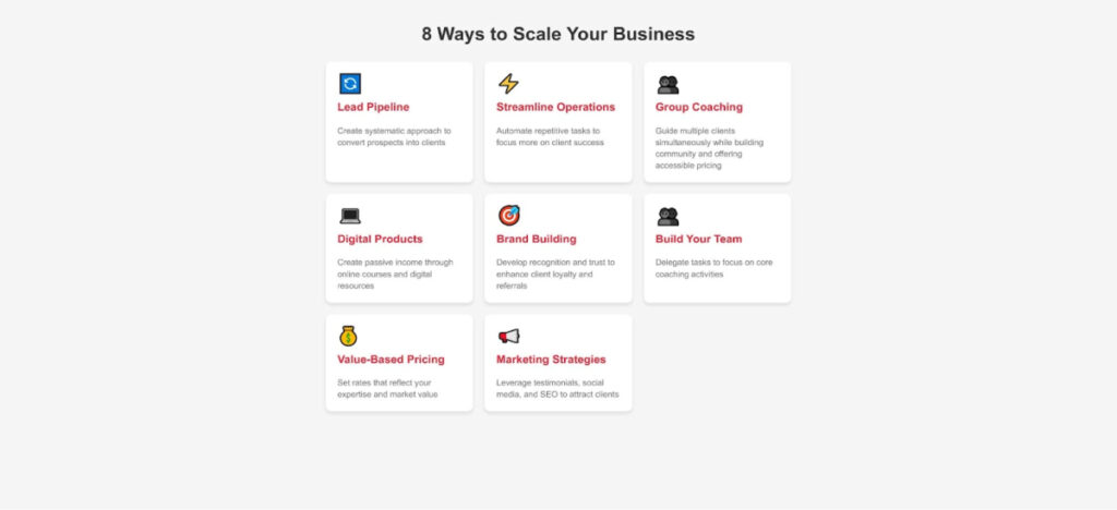 How To Scale Your Coaching Business - Tips, Courses, And Things You ...