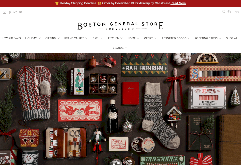 25 exemples inspirants de boutiques généralistes Shopify