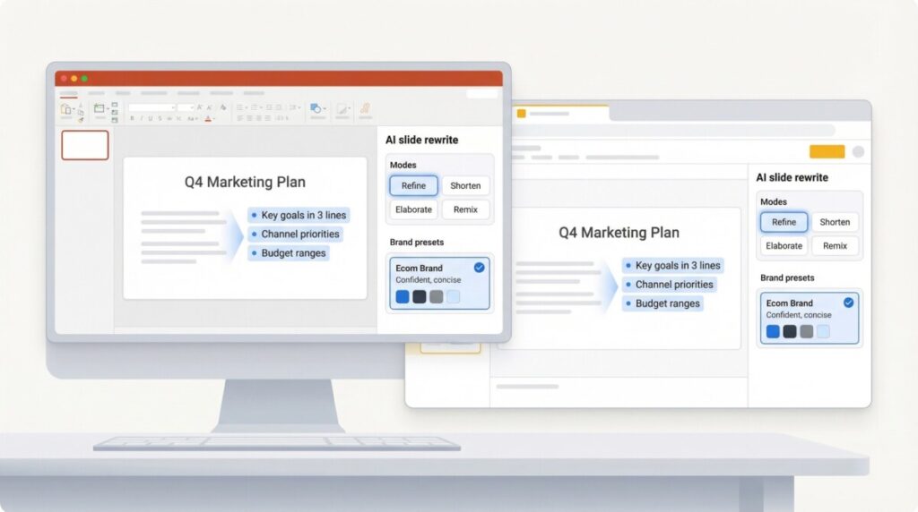 Powerpoint Rewrite 5 AI Tools That Instantly Rewrite Your PowerPoint Slides | Ecommerce ...