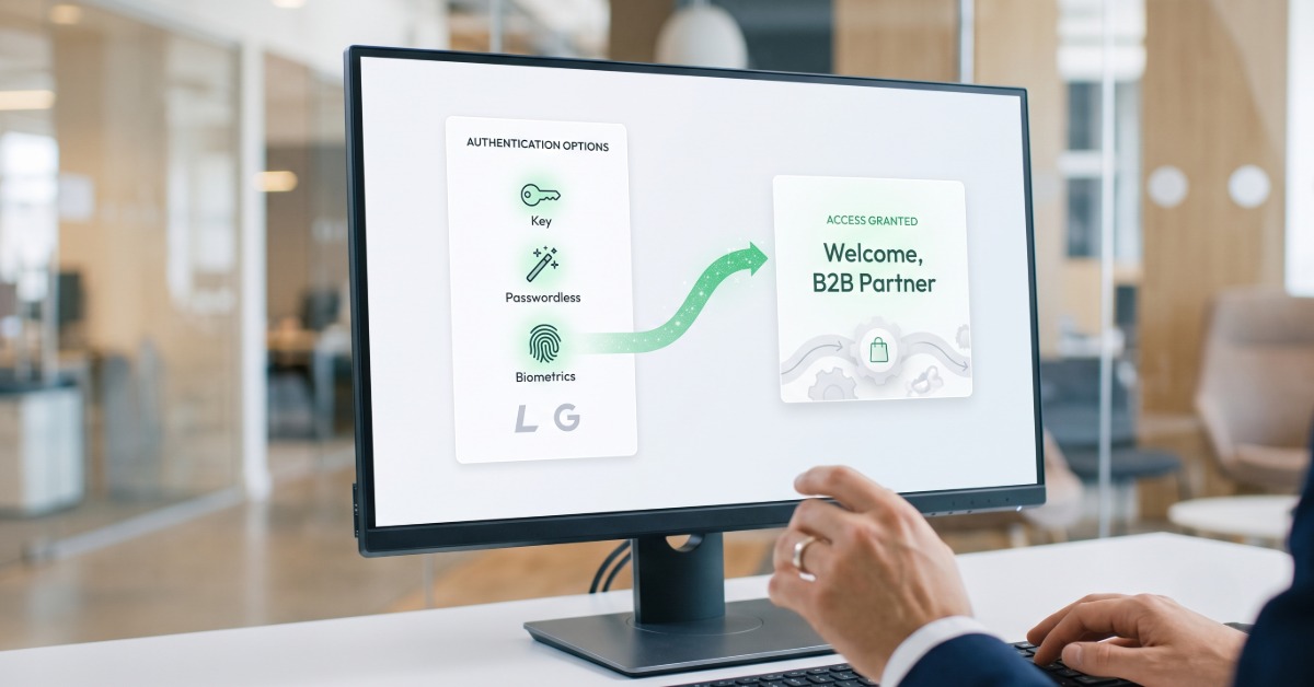 How Shopify B2B Stores Can Reduce Login Friction with Flexible Authentication Options