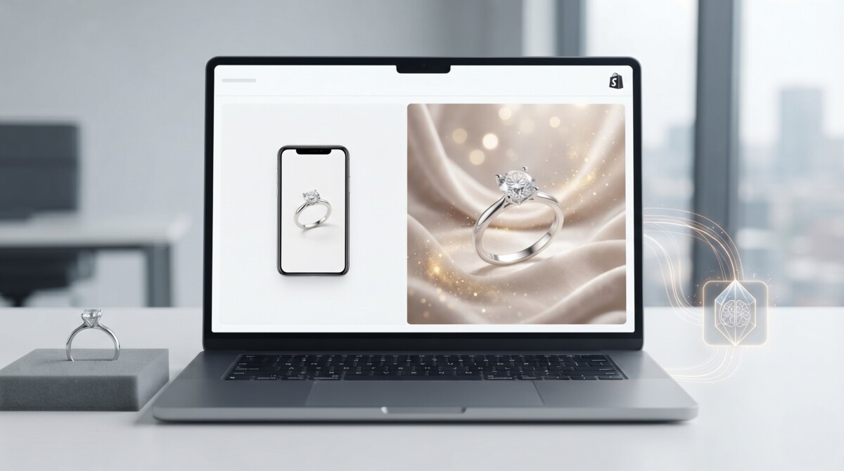 How Shopify Jewelry Stores Can Use AI Product Photos to Create Better Listings
