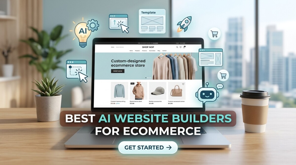 Best AI Website Builders for Ecommerce: 5 Options for Merchants From Pre-Launch to $1M