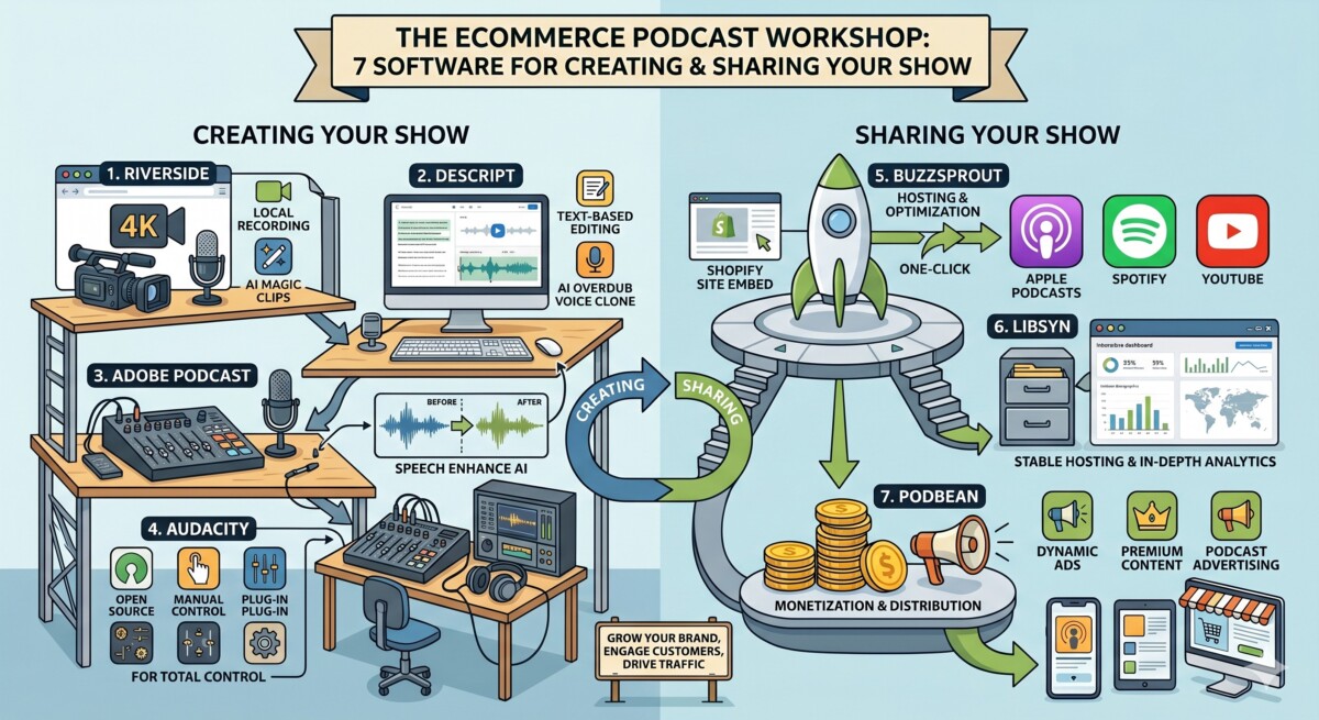 7 Podcast Software for Creating and Sharing Your Show (2026)