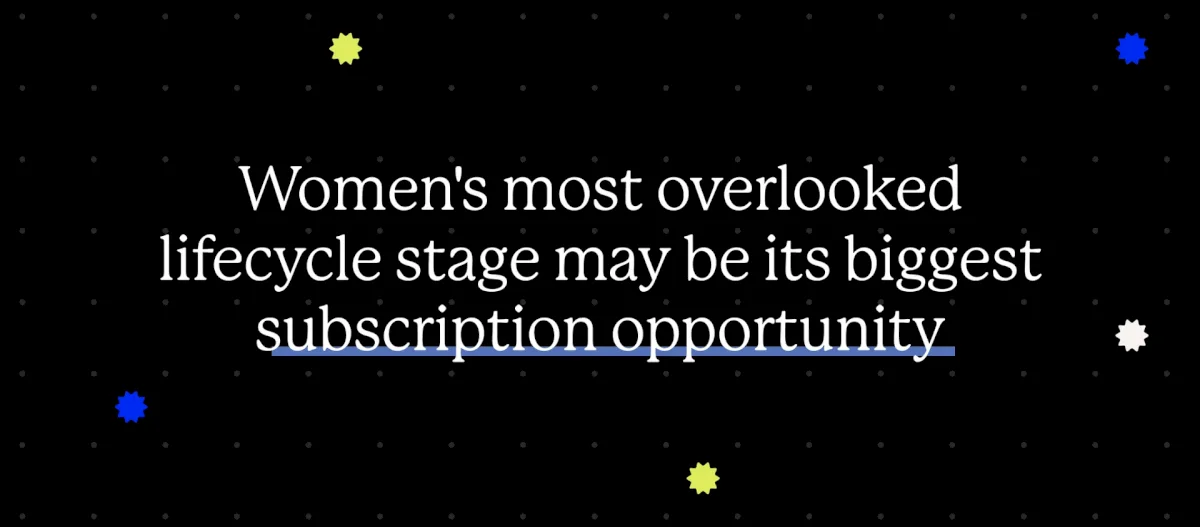 Menopause: The Unsexy Subscription Category That Outlasts Fertility