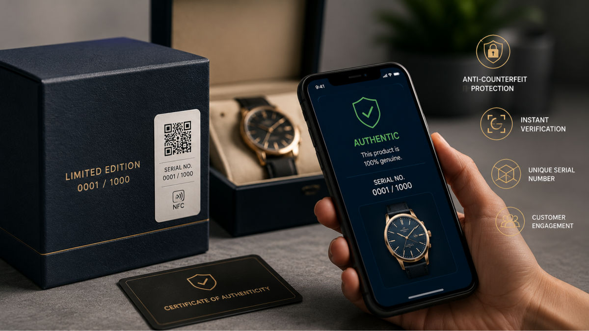 Counterfeit Protection & Limited-Edition Serialization 