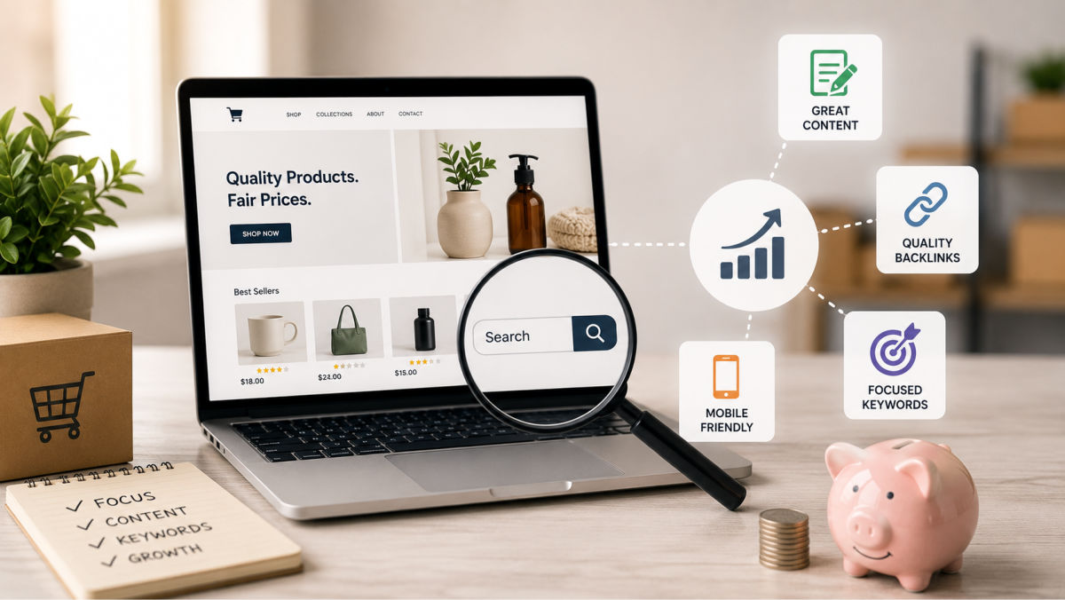 How Small Ecommerce Businesses Can Compete in Search Without an Enterprise SEO Budget