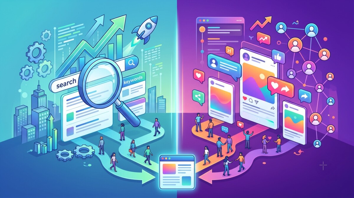 SEO vs. Social Media: Which Drives More Organic Traffic?