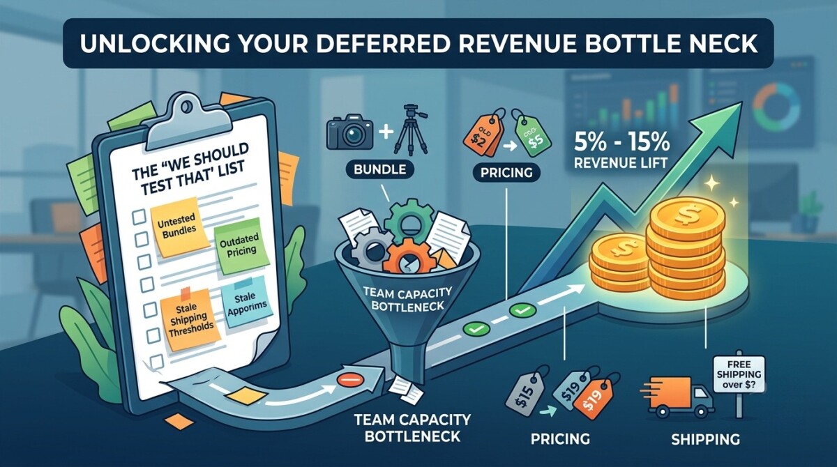 Your “We Should Test That” List Is Worth 5 to 15% of Revenue. Capacity Is Not Why You Never Get To It