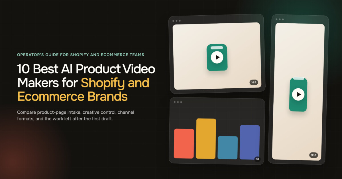 10 Best AI Product Video Makers for Shopify and Ecommerce Brands