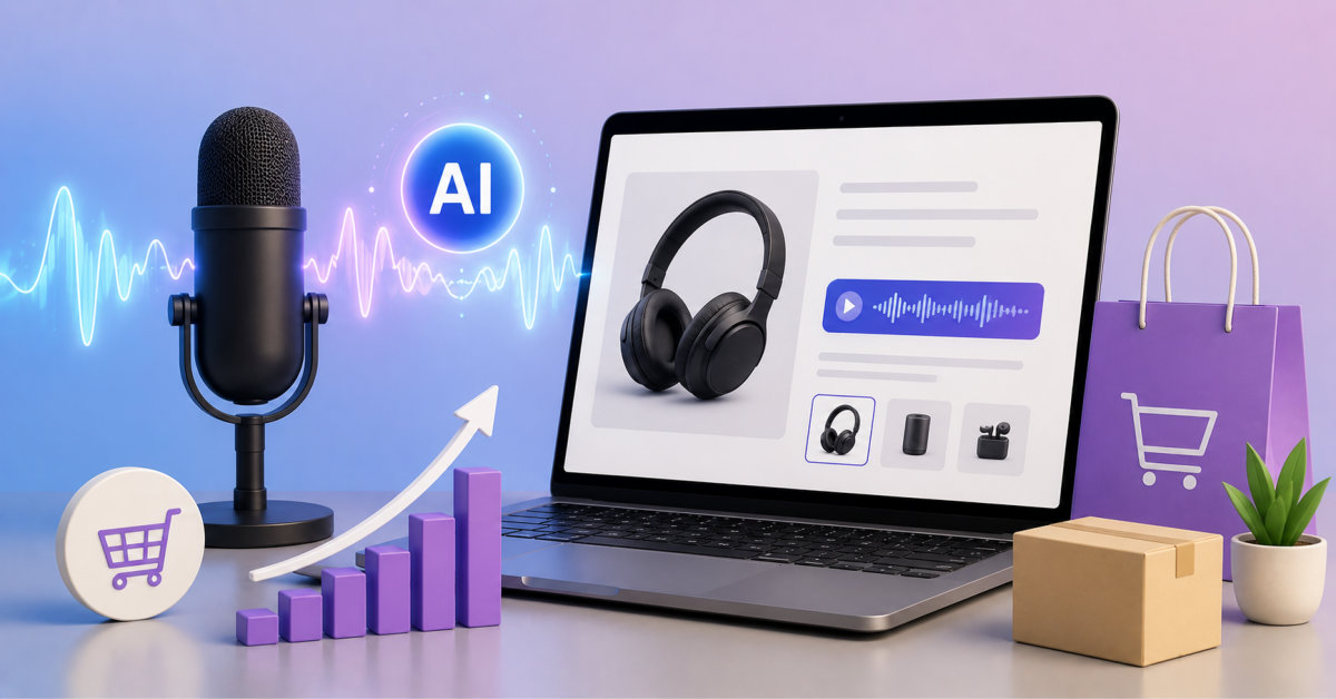 How AI-Generated Audio Is Changing Ecommerce Marketing and Product Storytelling