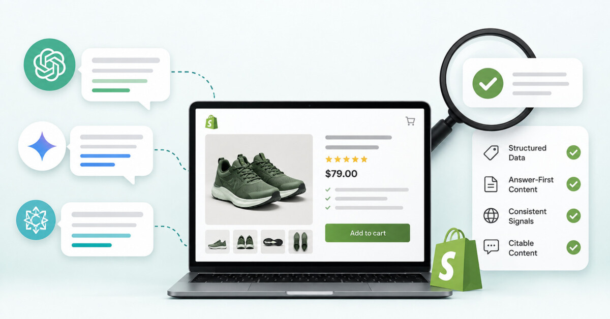 How Shopify Brands Get Cited (or Ignored) by AI Assistants