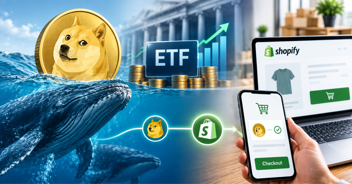 Dogecoin Whales, a New ETF, and the Shopify Checkout Connection