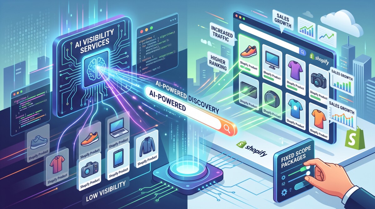 AI Visibility Services For Shopify Brands: What A Fixed Scope Project Actually Buys (2026)