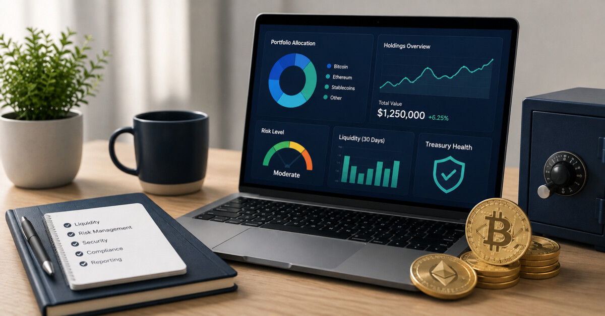 A Treasury Policy for Digital-First Stores Holding Crypto
