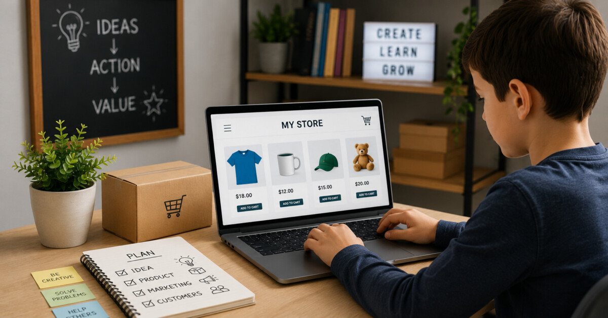 From Lemonade Stands to Online Stores: How Children Learn to Create Value